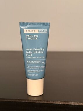 Paula's Choice RESIST Youth-Extending Daily Hydrating Fluid SPF 50 - Mini, NEW